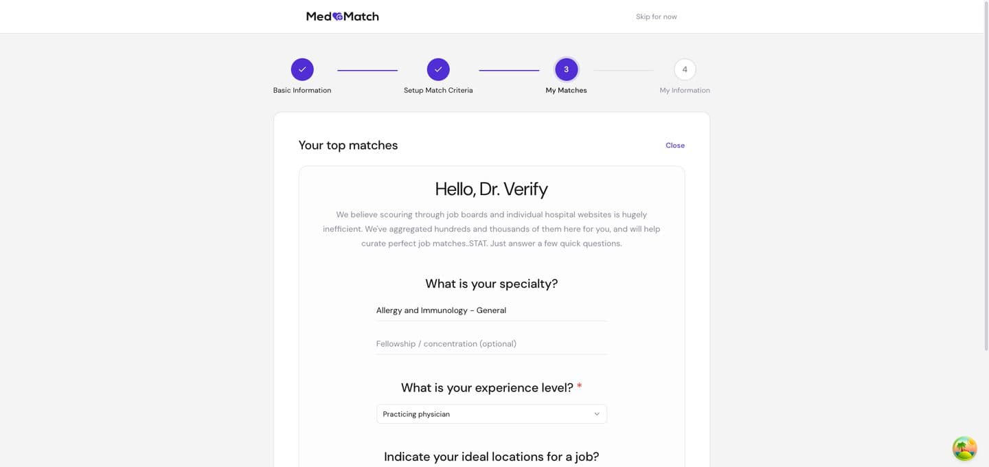 Physician Job Board screenshot 2